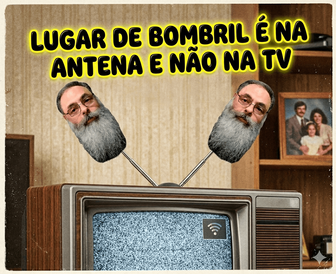 Avatar de Bombril é na antena e não na tela