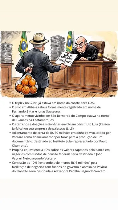 Metrópoles expõe Lula sobre quebra de sigilo: &quot;as casas dele estão todas em nomes de amigos; sempre foi assim&quot;