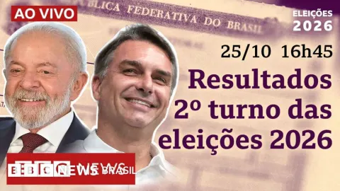 BBC News Brasil faz transmissão AO VIVO para você acompanhar apuração e resultados do 2º turno.
