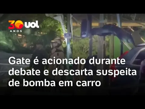 PM é acionada durante debate e descarta suspeita de bomba em carro na Band