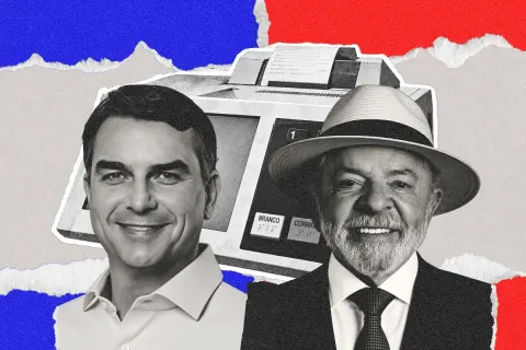 Quaest: rejeição de Flávio Bolsonaro é de 52% e a de Lula recua a 47%