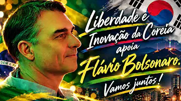 Partido da Direita Coreana faz novo vídeo em apoio ao Flavio Bolsonaro