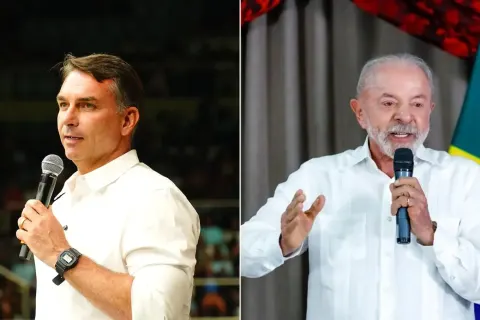 Pesquisa Futura mostra Flávio com 50,1% de votos válidos e Lula com 49,9%