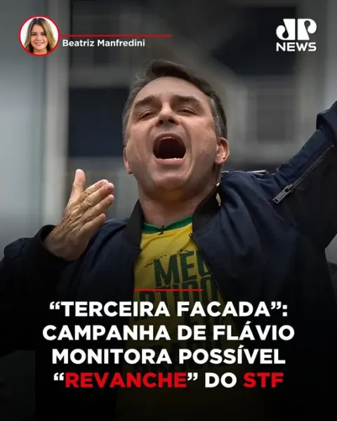 “Terceira facada”: campanha de Flávio monitora possível “revanche” do STF 