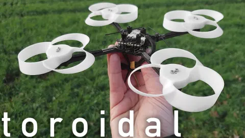 O drone silencioso: uma hélice que não chia e faz pouco barulho 