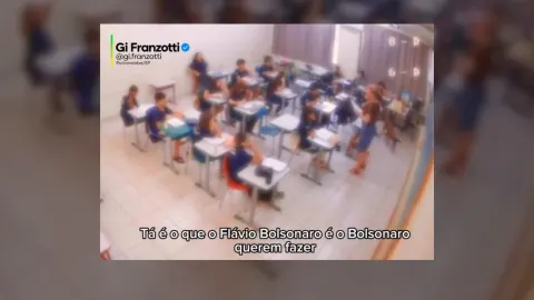 Professora é afastada após associar Flávio Bolsonaro ao fascismo: &quot;você ia morrer&quot;