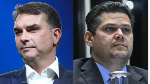 Flávio acusa Alcolumbre de proteger Moraes no Senado