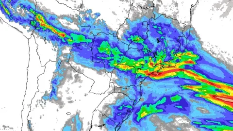 Domingo terá chuva forte nos maiores colégios eleitorais do Brasil