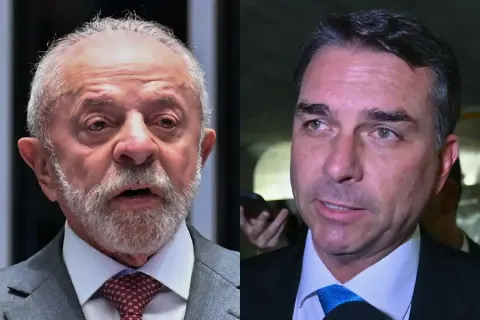  acompanhe o debate entre Lula e Flávio Bolsonaro na Band   Leia mais em: https://veja.abril.com.br/brasil/ao-vivo-acompanhe-o-debate-entre-lula-e-flavio-bolsonaro-na-band/