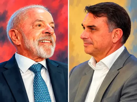 Lula sobe, Flávio cai e os dois empatam na pesquisa BTG/Nexus