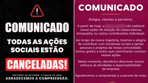 Após eleições, empresas anunciam nas redes sociais fim de doações &quot;Voltaremos em 2032&quot;