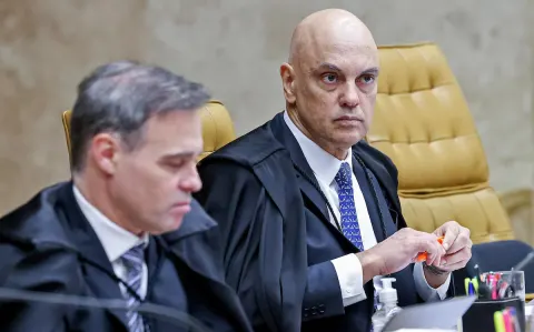 Alexandre de Moraes acusa André Mendonça de violações que ele mesmo cometeu