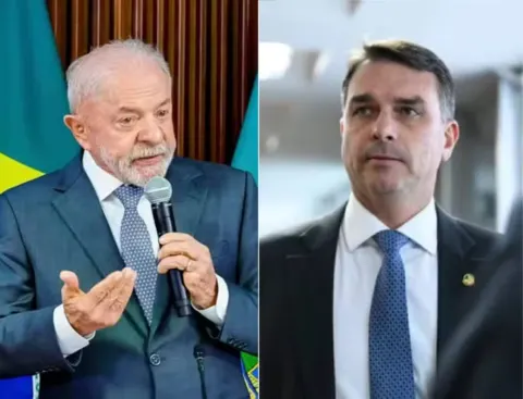 Crise do STF nas campanhas: Flávio Bolsonaro intensifica ataques a Moraes, e parte da campanha de Lula defende distância do ministro.