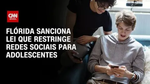  Flórida sanciona lei que restringe redes sociais para adolescentes - (Controle Parental Não é Censura).