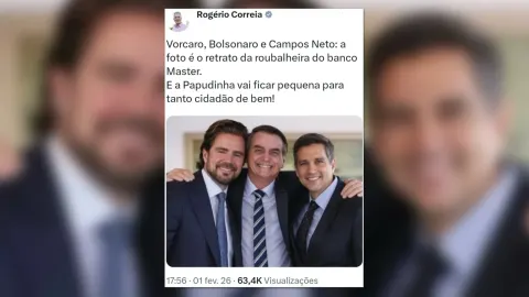IMUNIDADE PARLAMENTAR ACABOU: Justiça mantém condenação de petista por montagem com Jair e Vorcaro