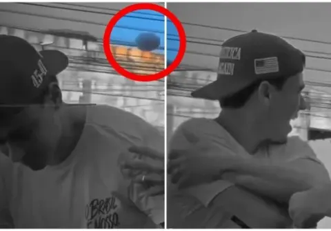 Nikolas Ferreira é atingido por ovo em ato de campanha em MG..