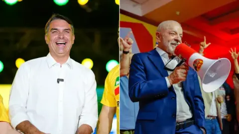Flávio tem 50,7% dos votos válidos contra 49,3% de Lula, diz CNT/MDA