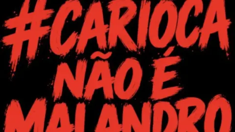 Apoiadores de Flávio fazem campanha “carioca não é malandro”