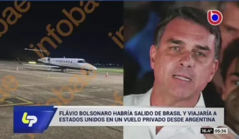Imprensa argentina noticia possível saída de Flávio Bolsonaro por Foz do Iguaçu